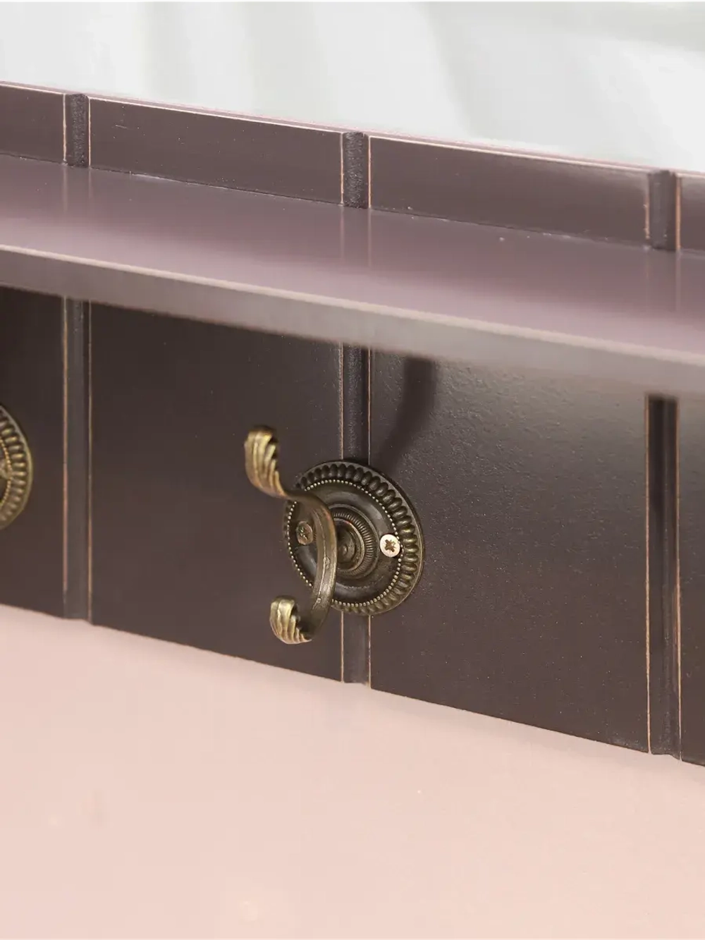 Зеркало настенное с полкой "Прованс"