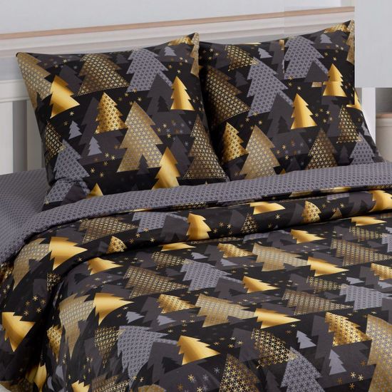 Двуспальный с европростынёй комплект постельного белья Тайлер DE LUXE поплин наволочки 70x70 см