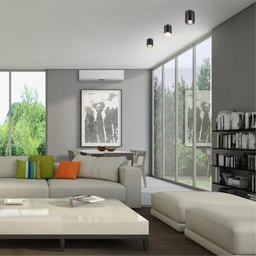 370533 KONST NT19 175 черный Накладной светильник IP20 GU10 220V UNITE