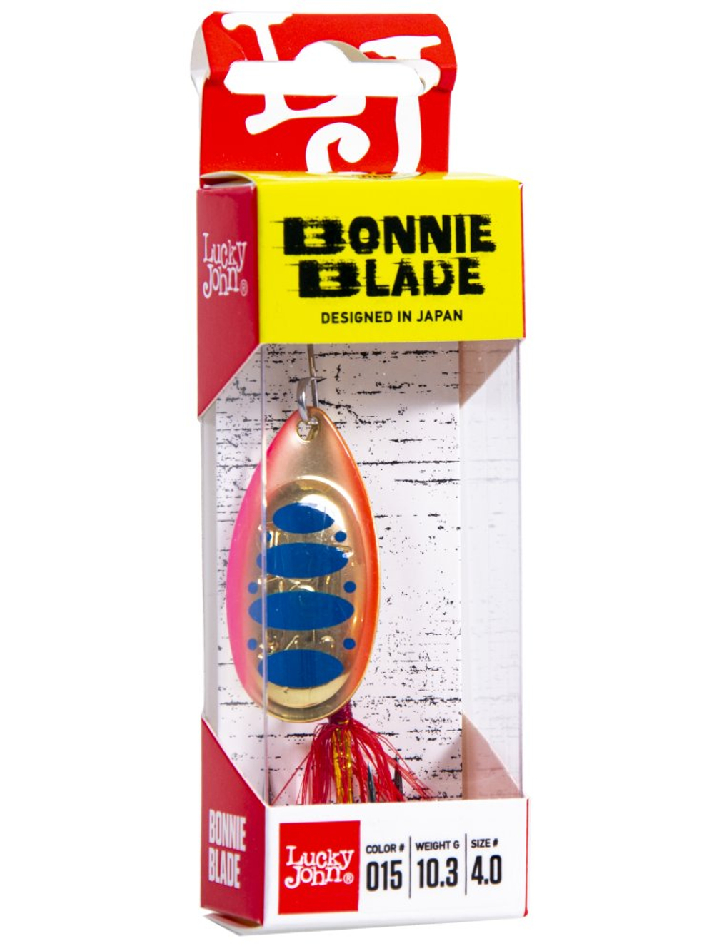 Блесна вращающаяся LUCKY JOHN Bonnie Blade №4 / 10 г / цвет 015