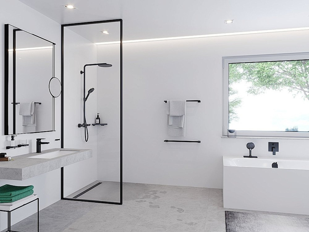 Внешняя часть излива на ванну Hansgrohe Exafill S 58117990