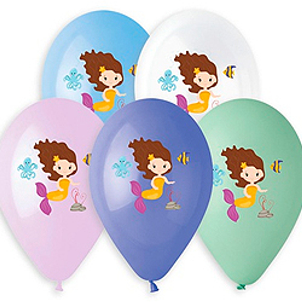 Русалочка-5цв-36см-5шт