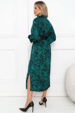 Платье Делиса (малахит/принт) Р11-1191/5 Nikol (Акция)