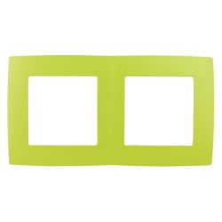 12-5002-26 ЭРА Рамка на 2 поста, Эра12, лайм