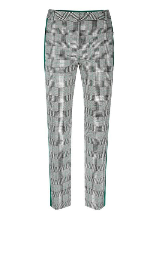 Брюки в клетку со стрелками