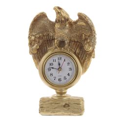 GAEM Фигурка декоративная "Орел" с часами, L13 W6 H21 см, 2в.