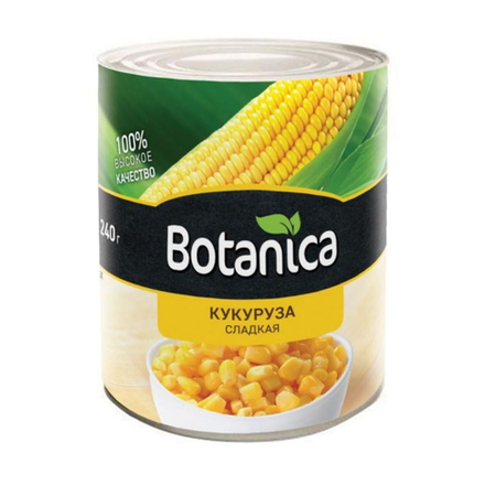 Кукуруза сладкая Botanica 240 гр