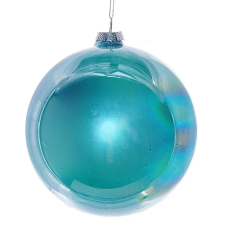 GAEM Украшение новогоднее Шар "Голубое чудо", D12 см, (б/инд.уп)