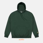  Толстовка мужская Carhartt WIP Hooded Chase Sweatshirt артикул:I033661_sycamore - купить в магазине Дайс