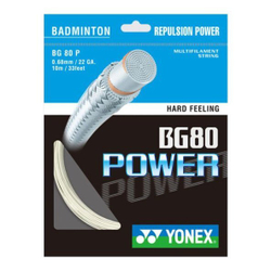 Струны для бадминтона Yonex BG 80 Power (10 m) - white
