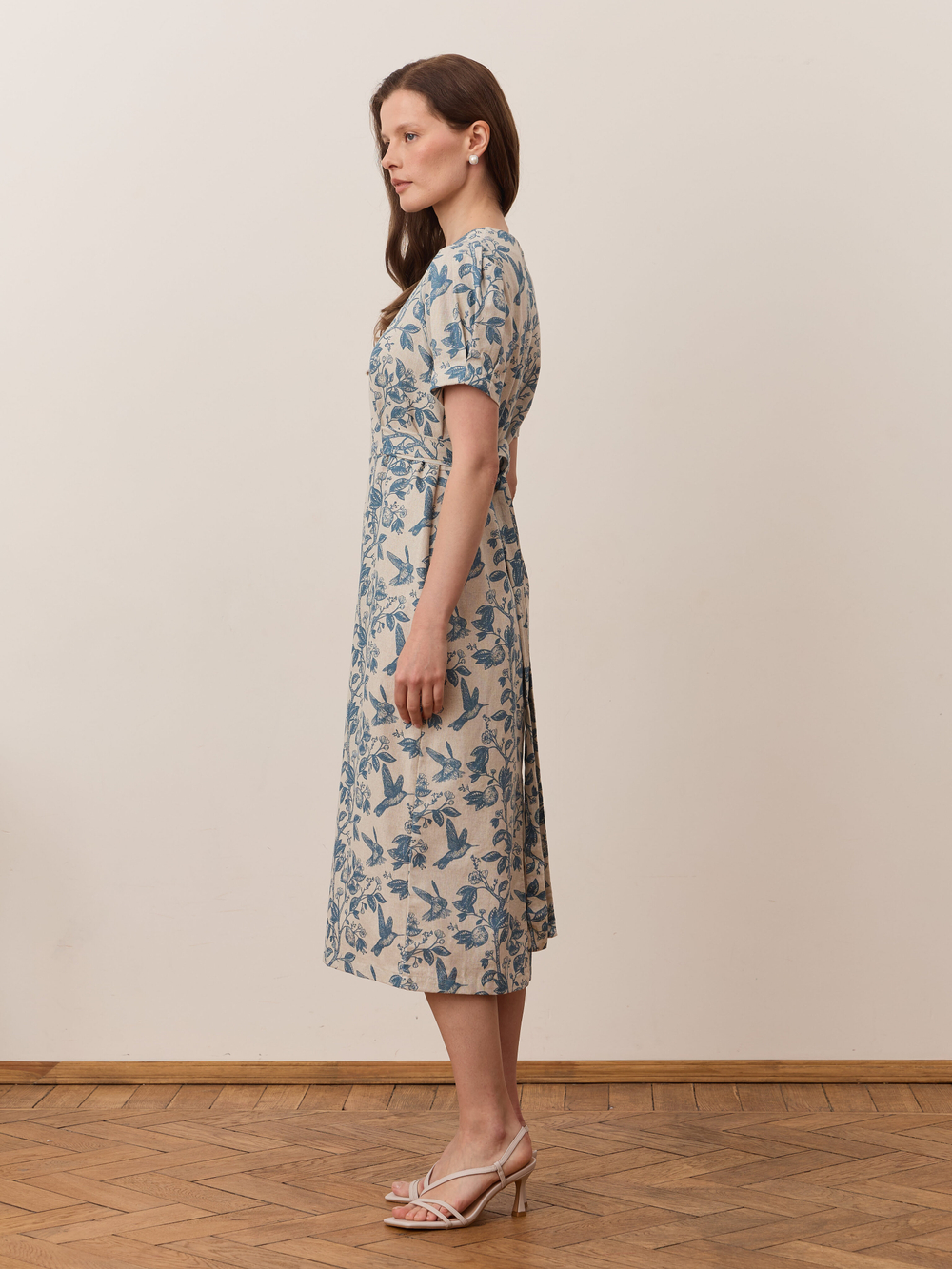 Платье с коротким рукавом