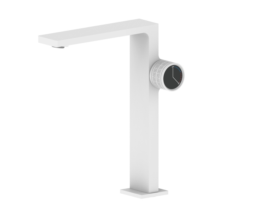 323512-F Смеситель од. для раковины-чаши (БЕЛЫЙ) ViEiR (10/1шт)