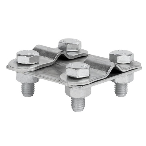 Зажим контрольный прут-прут (пластина 57х57мм) HZ EKF PROxima lp-55611