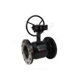 Кран шаровой сталь 09Г2С Ballomax КШТ 61.103 Ду 150 Ру25 фл L=350мм с редуктором BROEN КШТ 61.103.150.Р.25