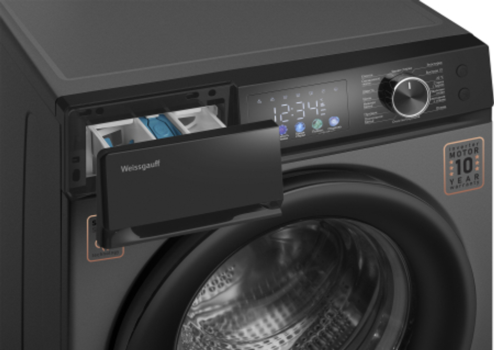 Стиральная машина Weissgauff WM 45126 Inverter Steam (437562)