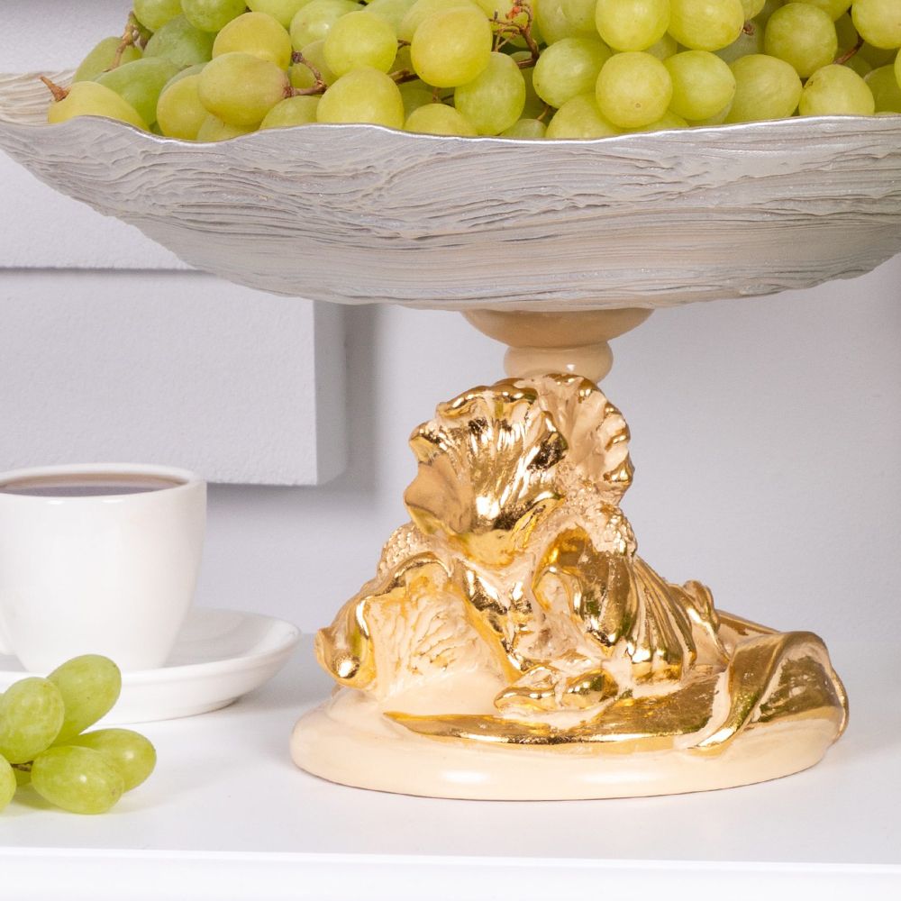 Фруктовница-конфетница Ирис Визир Айвори