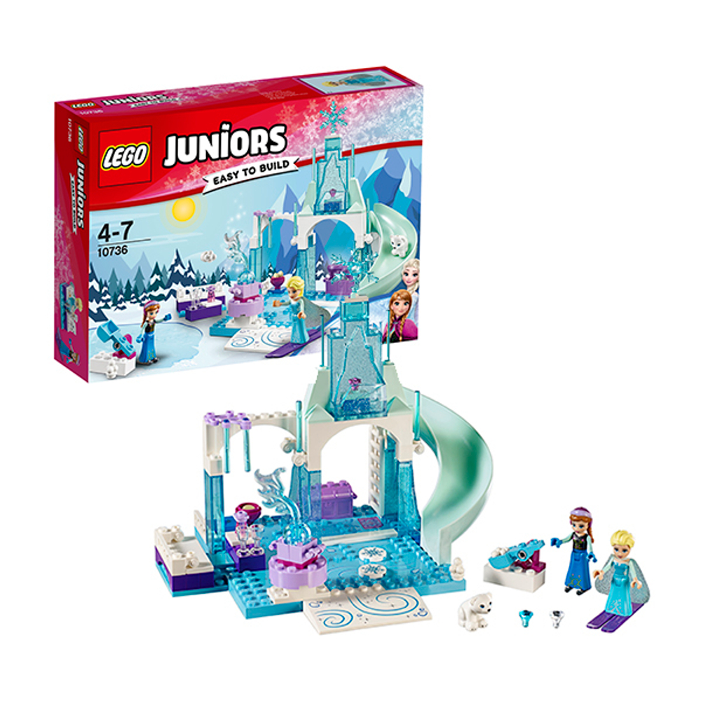 LEGO Juniors: Игровая площадка Эльзы и Анны 10736 — Anna & Elsa's Frozen Playground — Лего Джуниорс Подростки