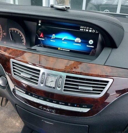 Магнитола для Mercedes-Benz S-класс W221 2009-2013, CL C216 (NTG 3.5) - Radiola RDL-8250 монитор 10.25" на Android 13, 8Гб+128Гб, CarPlay, 4G SIM-слот