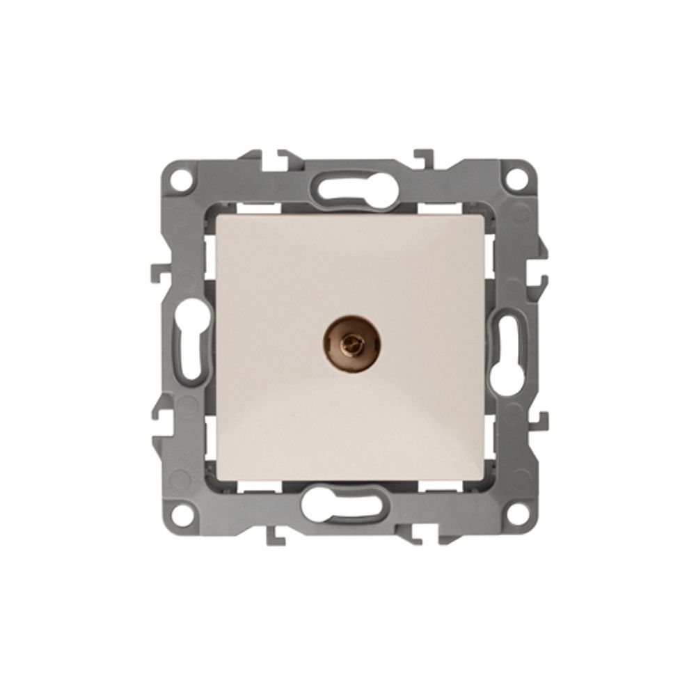 12-3101-02 ЭРА Розетка TV одиночная, IP20, Эра12, слоновая кость