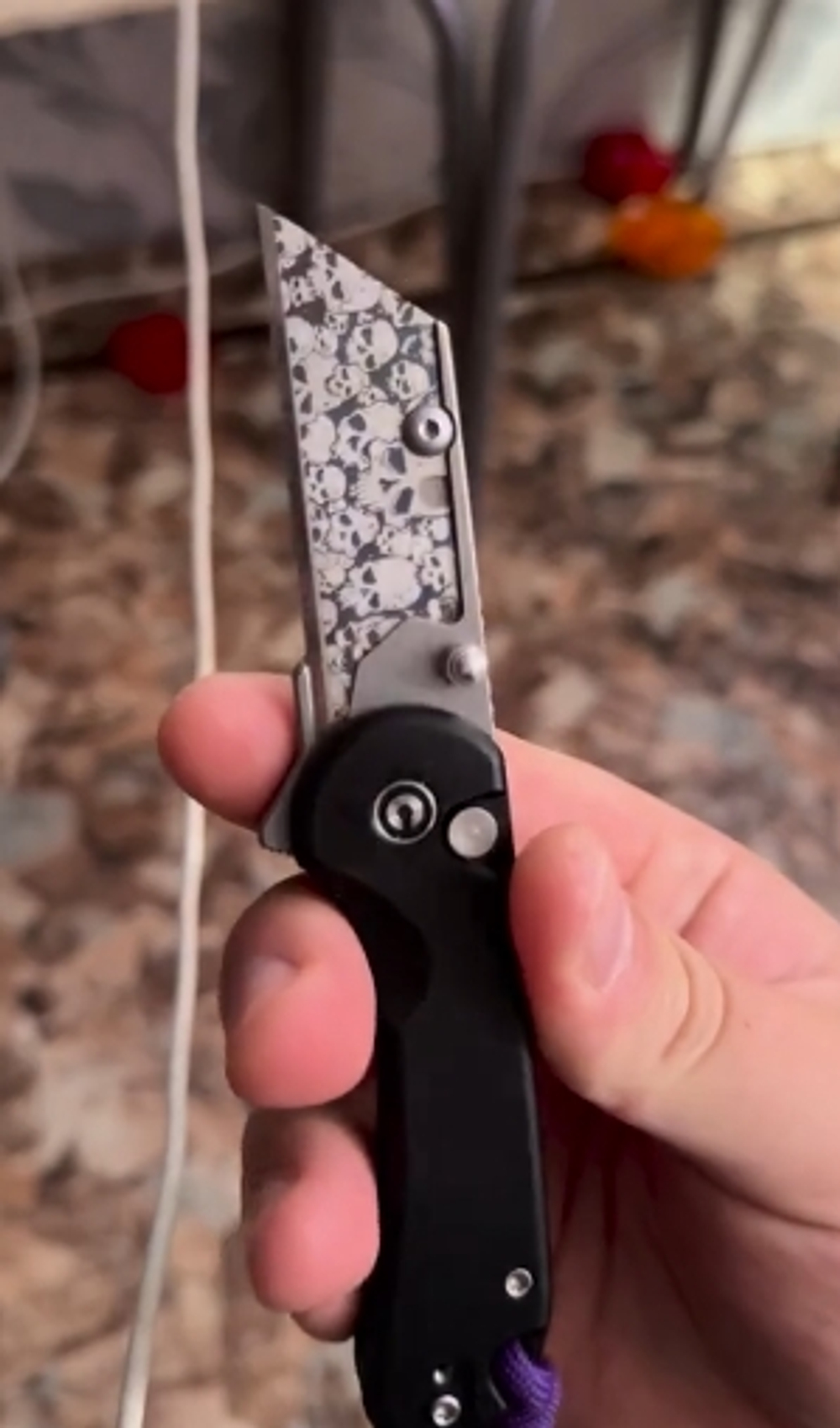 Сменные лезвия с гравировкой. Черепа 2шт