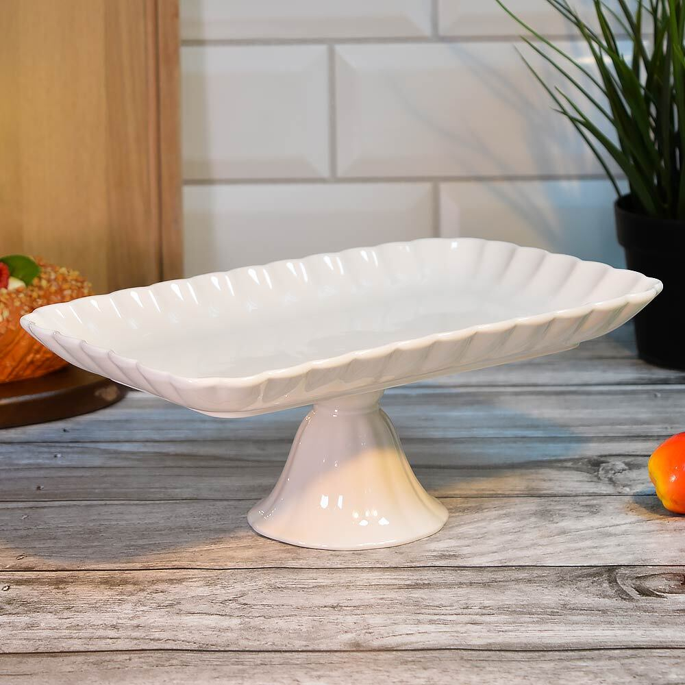 Фруктовница 25,4см на ножке, 202504