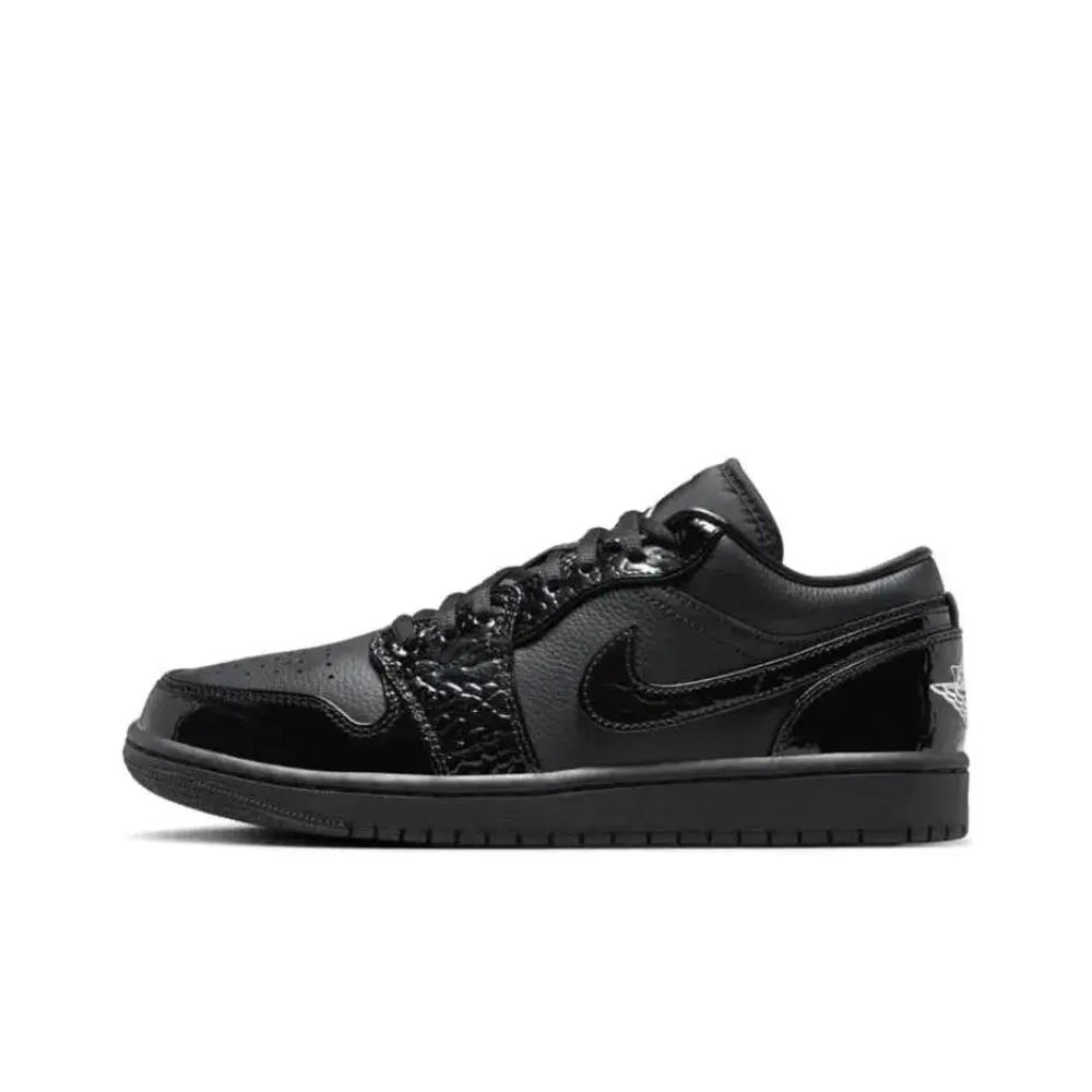 Женские кроссовки Air Jordan 1 Low SE 'Black Patent' HJ7743-010