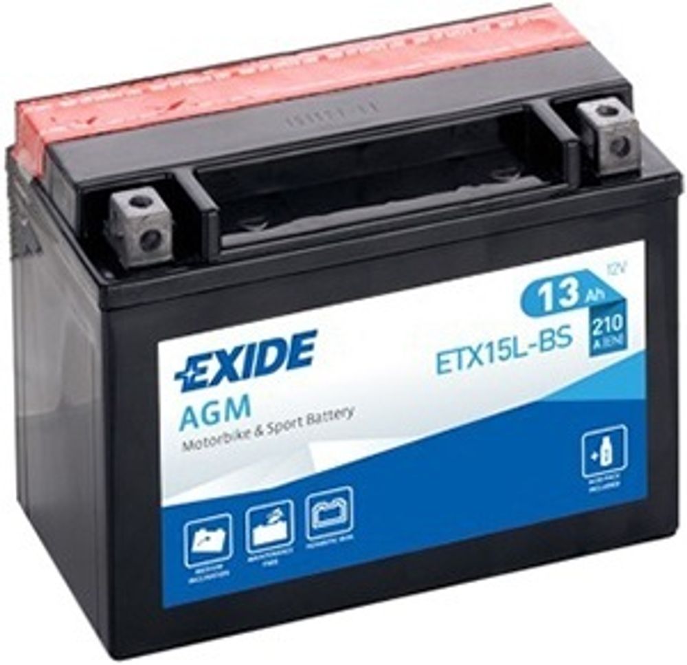 EXIDE ETX15L-BS аккумулятор