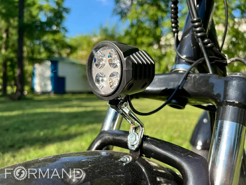 Электрический трицикл фэтбайк GreenCamel Трайк-F20 (500W 12Ah), Черный