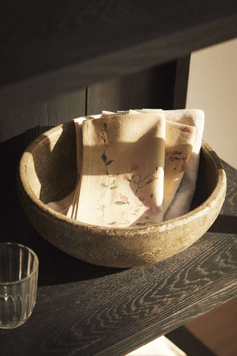 ZARA HOME УПАКОВКА ВИШНЕВЫХ ХЛОПЧАТОБУМАЖНЫХ САЛФЕТОК (УПАКОВКА ИЗ 2 ШТУК), РОЗОВЫЙ