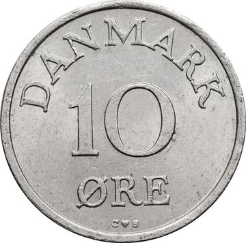10 эре 1948-1960 Дания