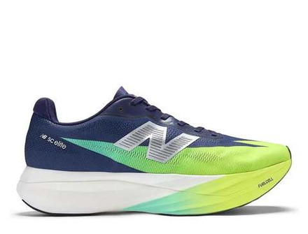 Кроссовки для бега мужские New Balance Fuelcell SuperComp Elite v5 M Тёмно-синий-Лайм