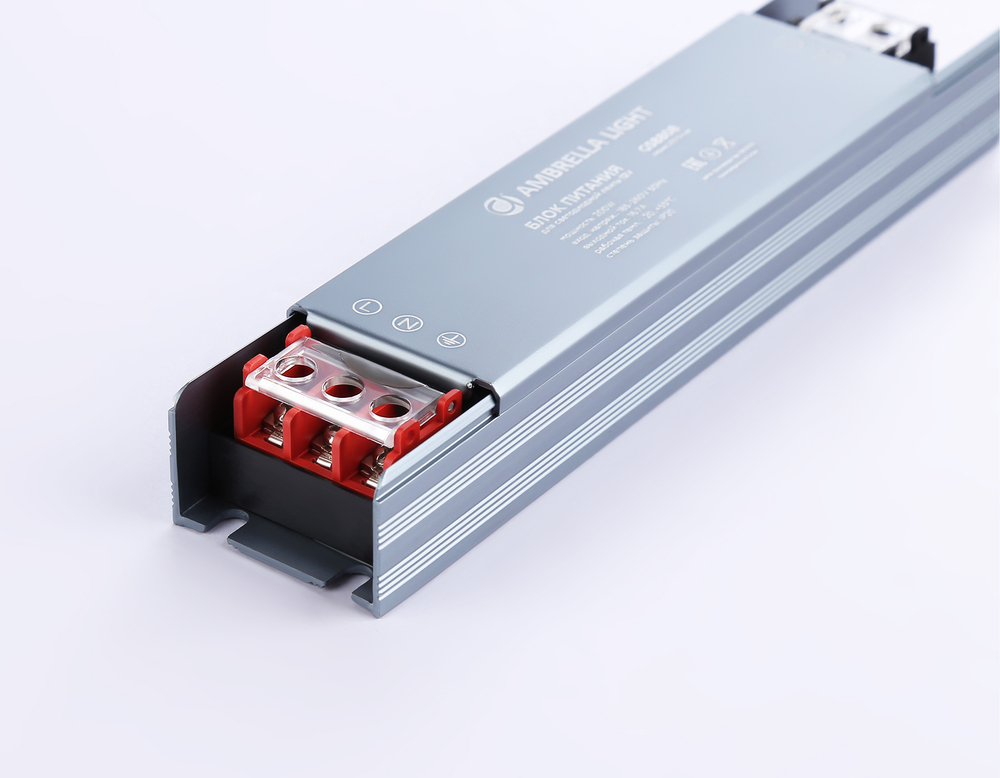 Блок питания для светодиодной ленты 12V 200W 16.7A IP20 185-260V 160*35*22 GS8808