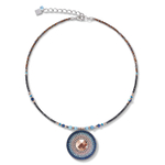 Колье Coeur de Lion Montana 5035/10-0735 цвет голубой, бежевый