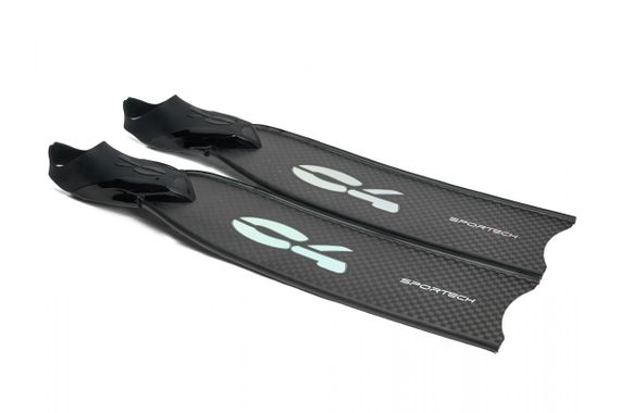 Ласты C4 Carbon Sportech Silicone Carbon T700 черный