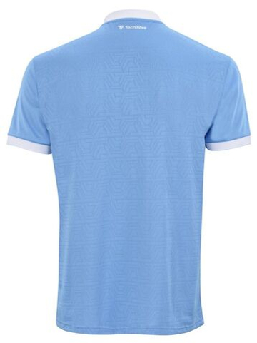Футболка для мальчика теннисная Tecnifibre Team Mesh Polo - небесный