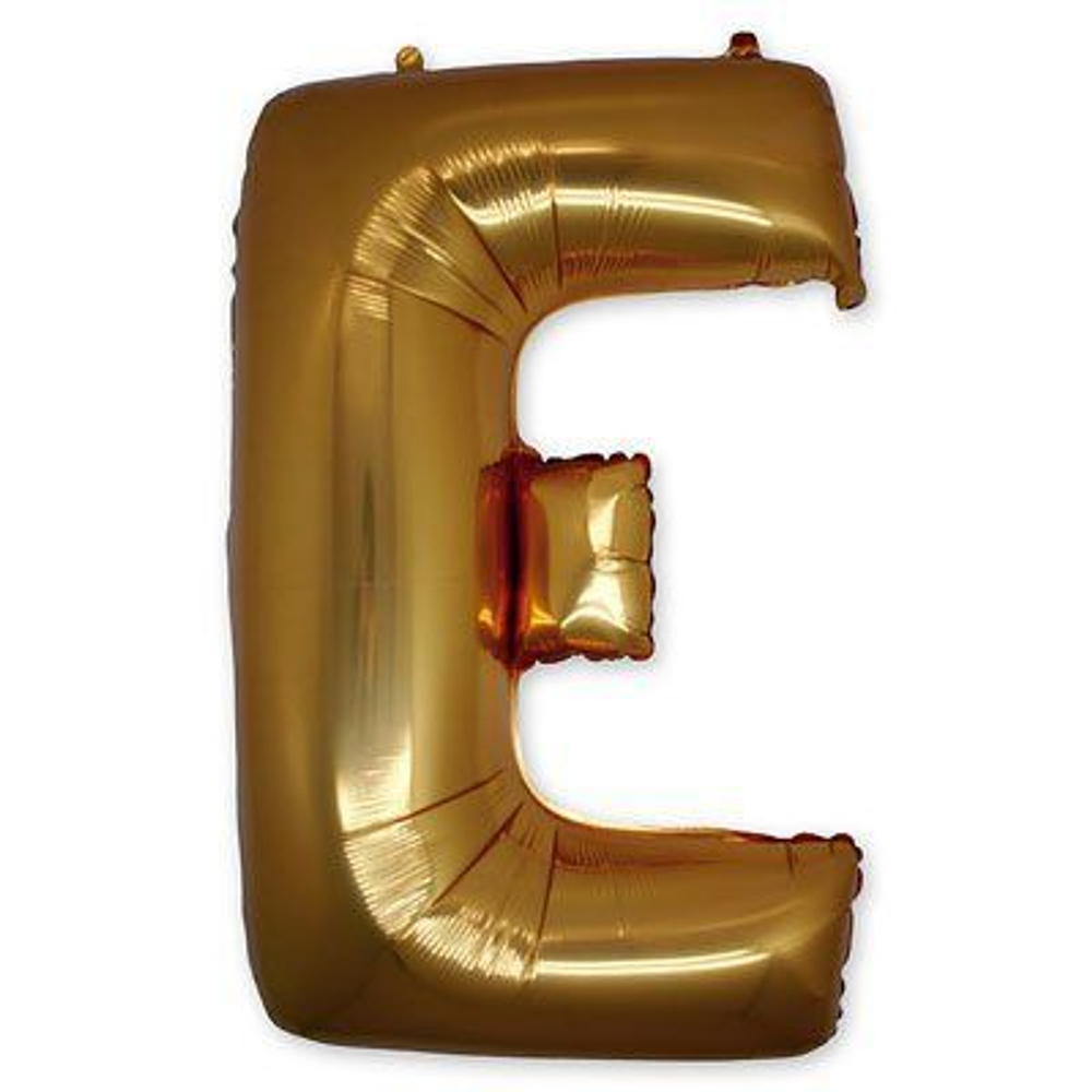 Буква "E" золото 102 см