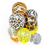 Шар (18"/46 см) Круг, Анималистика, Пятнистый окрас, Леопард