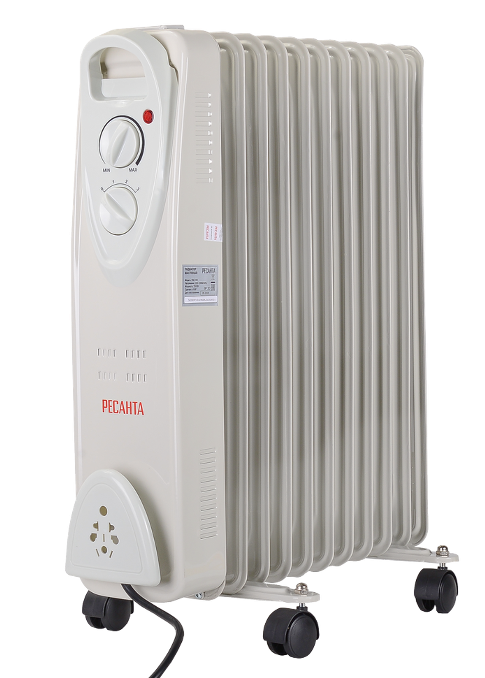 Масляный радиатор Ресанта ОМ-12Н