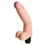 Вибратор водонепроницаемый гнущийся Love Lube (18,5 см , телесный) (Цвет: телесный)