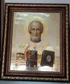 Икона "Николай Чудотворец" (Златоуст)