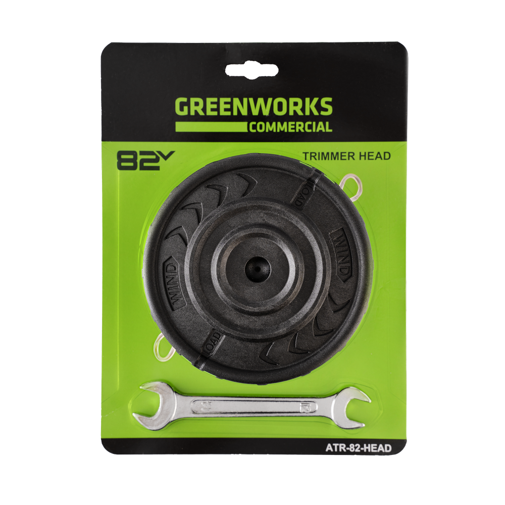 Головка триммерная с леской в сборе для триммеров Greenworks 82V, (2949907)