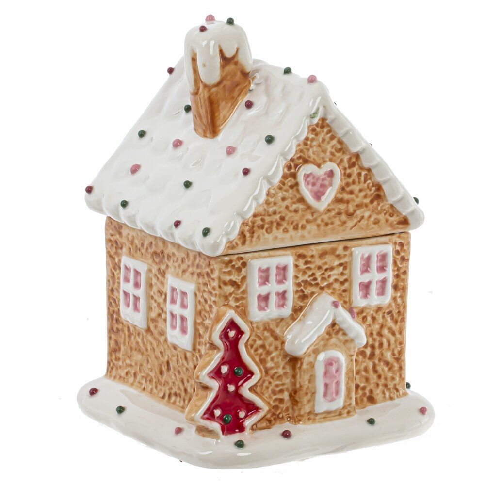 GAEM Конфетница "Пряничный дом", 400 мл, L10,5 W10,5 H16 см, 2в.