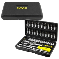 Набор инструментов 46пр. 1/4''(6гр.) (4-14мм) WMC TOOLS WMC-2462-5