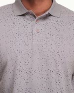 Поло серое мужское Sneaktip фото вблизи