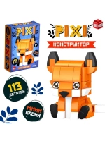 Конструктор блочный «PIXI. Лисёнок», животные, мини блоки, 1