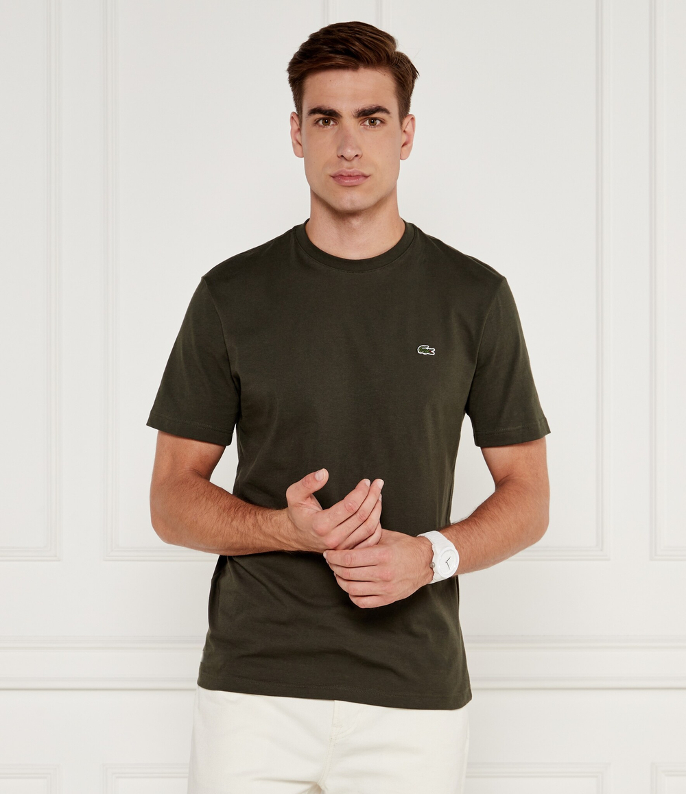 Футболка Lacoste - оливковый(TH2038)