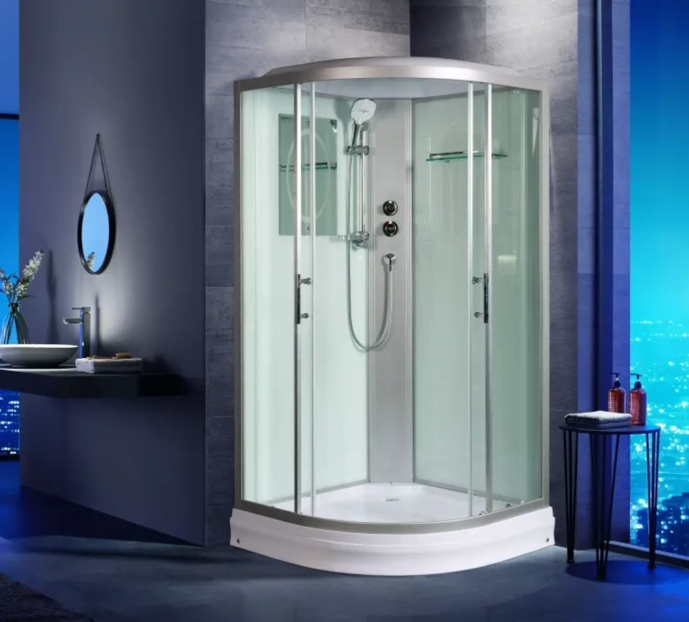 Душевая кабина WeltWasser (ВельтВассер) Werra 902, с низким поддоном, 90x90x217