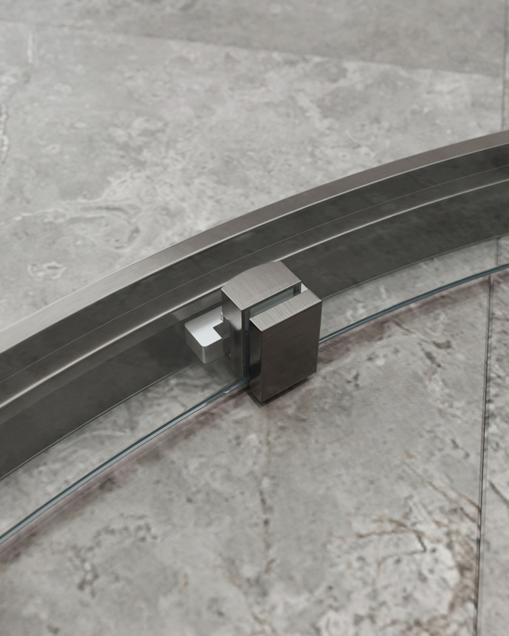 Душевой уголок Cezares MOLVENO-RH-1-110/90-C-GM-IV, 110х90х195, профиль оружейная сталь, прозрачное стекло