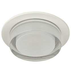 Встраиваемый светильник декоративный ЭРА DK107 WH MR16 GU5.3 белый | Декоративные встраиваемые светильники