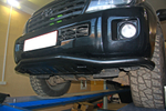 Бампер передний силовой/защита штатного бампера Toyota Land Cruiser 200 2007-2015 c защитой радиатора РИФ